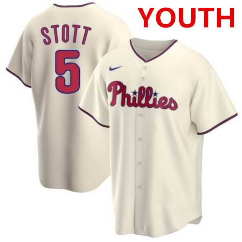 Youth Philadelphia Phillies #5 Bryson Stott Cream Cool Base Stitched Baseball Jersey Dzhi,We sell and wholesale Youth Philadelphia Phillies #5 Bryson Stott Cream Cool Base Stitched Baseball Jersey Dzhi on line form chian!
